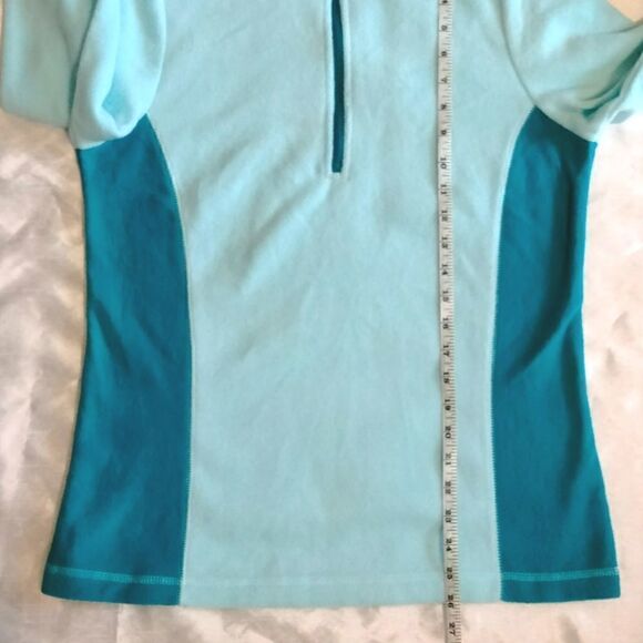 Tek Gear Women's Pullover Fleece Jacket Size M Key Blue NWT - Picture 7 of 10